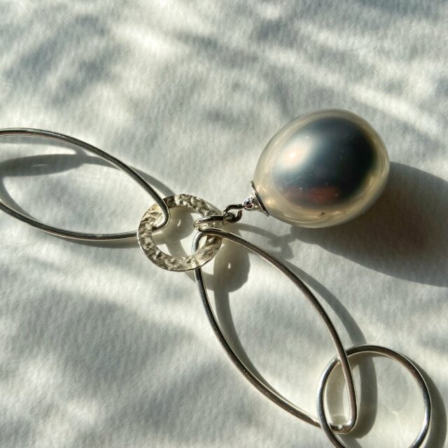 italian vintage bracelet (glass pearl) silver925 | iichi 日々の