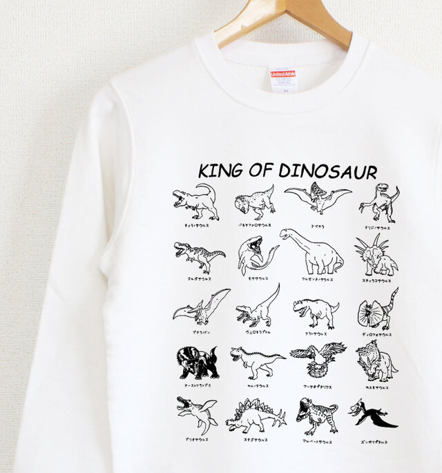 きょうりゅうずかん　 スウェット