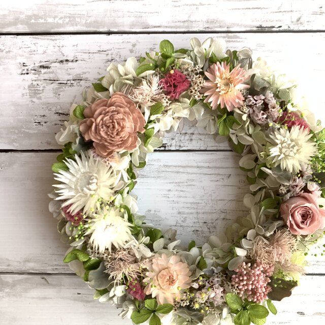 GW SALE】春の小花ハーフリース* * ラッピング無料 プレゼント 母の日