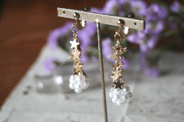 イヤリングセット 卒業式/入学式*パールネックレス 卒園式 入園式