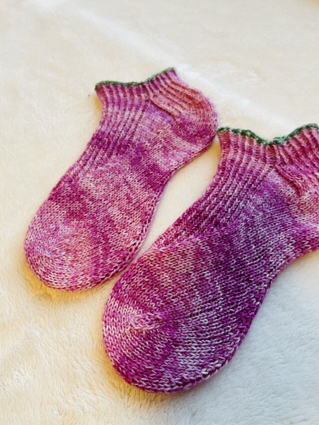 No.1059 手編み靴下 ROSANNA