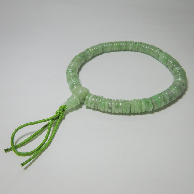 6mm 108玉 腕輪 本翡翠　UDA27