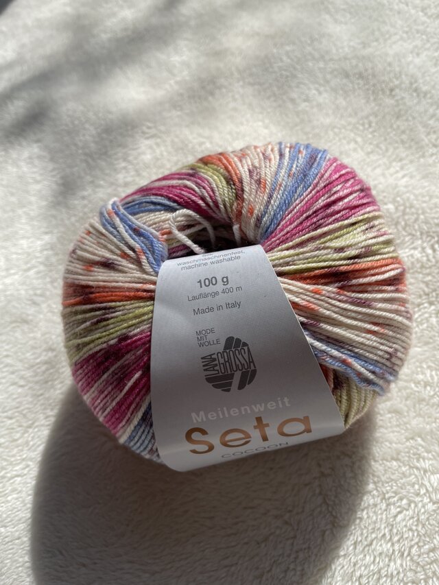 毛糸LANA GROSSA　MEILENWEIT 100G SETA COCOON　3354