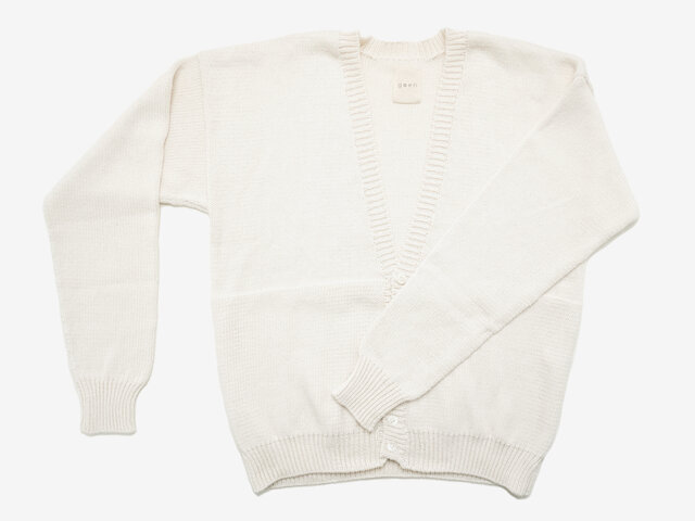 オーガニックコットンVネックカーディガン オーガニックコットン100%】unisex Vネックカーディガン | iichi