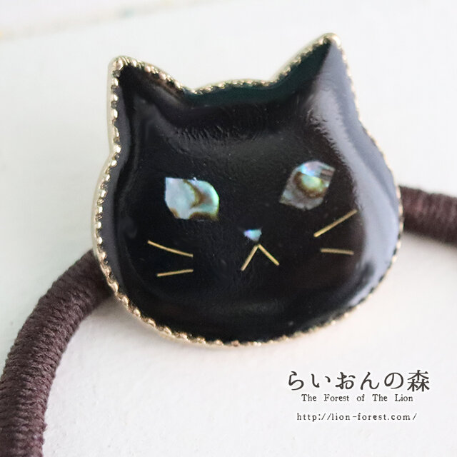 商品の通販 NO.333❤黒猫 ハロウィン❤レジンヘアゴム ブローチ | www