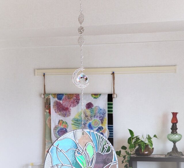 妖精の森3』グラスアートサンキャッチャーオーナメント | iichi 日々の