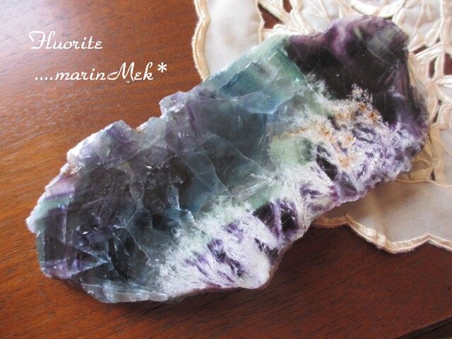 marinMek*】フローライト原石（プレート）396g | iichi 日々の暮らし