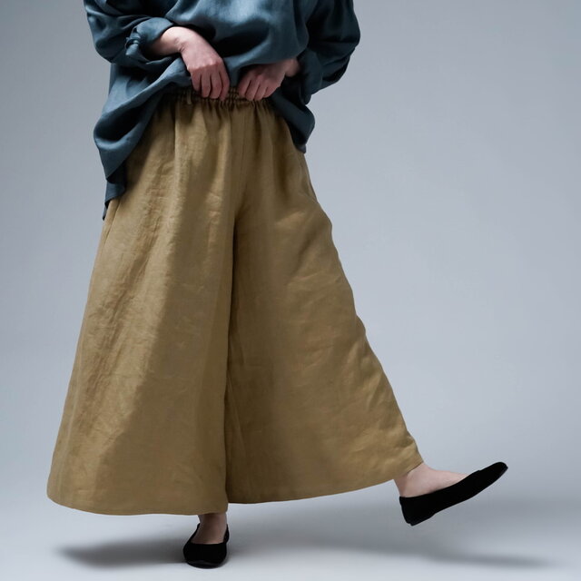 wafu】リネンパンツ 細胞レベルで体感するプレミアムリネン