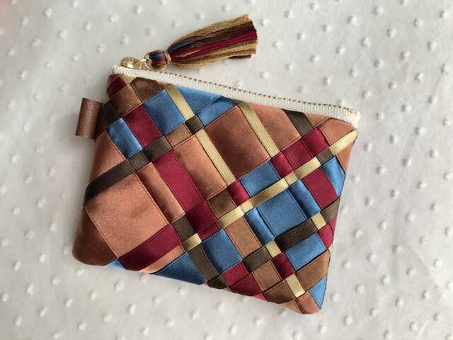 本革☆ハンドメイド》双子タッセル＊RED （タッセルのドライフラワー髪 