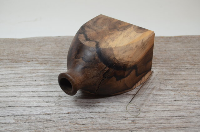 大型 花器　木製　黒柿　入手困難品 木の一輪挿し「黒柿」（くろがき）木を愛でる | iichi 日々の暮らしを