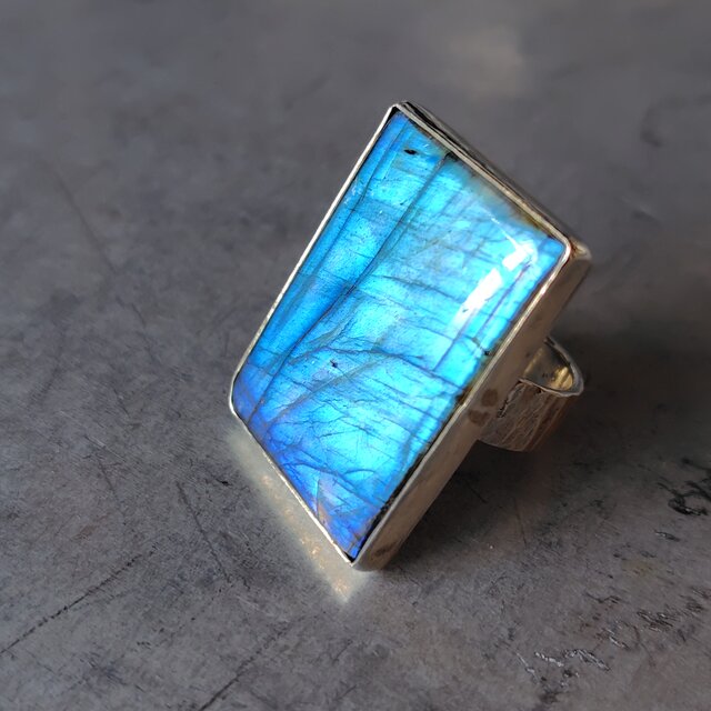 ラブラドライトシルバーリング#13