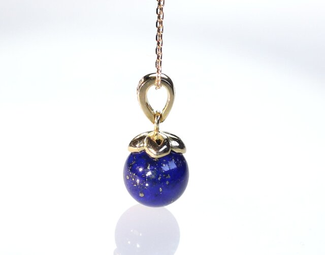 ラピスラズリ K18YG ラピスラズリペンダント 5.84ct | iichi 日々の暮らしを