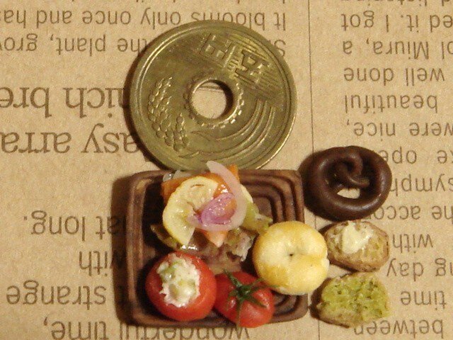 サーモンベーグル&トマトカップ〔小〕の画像1枚目