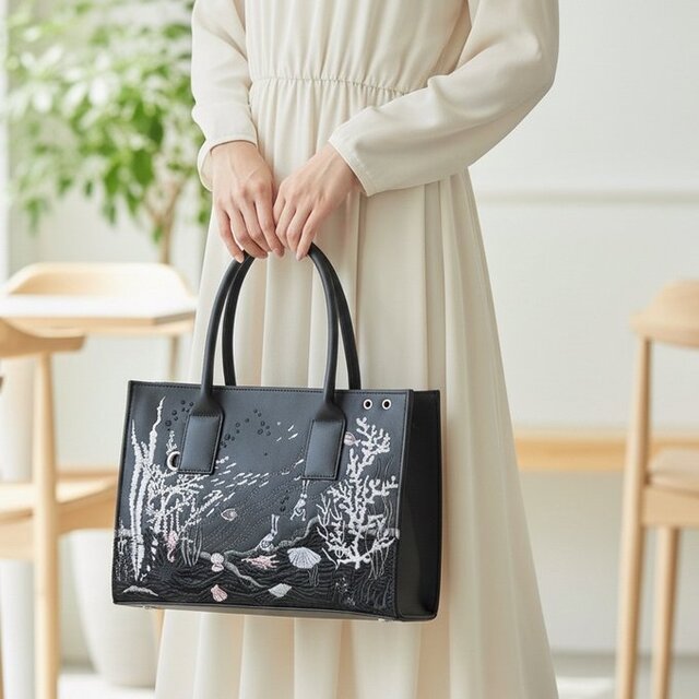 ショルダーバッグ 刺繍ショルダーバッグ ハンドバッグ 刺繍バッグ