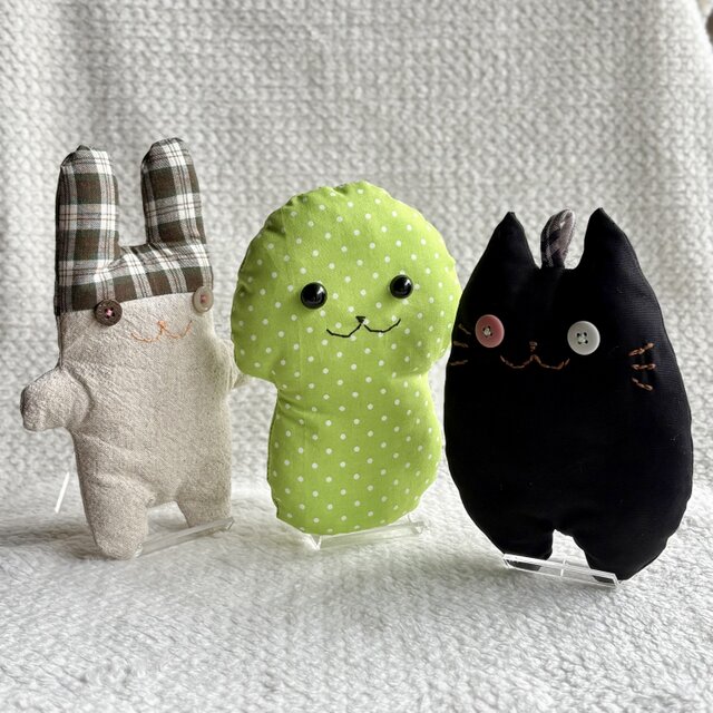 猫 ぬいぐるみ ふにゃ〜た ハンドメイド 癒し系 インテリア | iichi