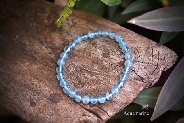 アクアマリンブレスレット 煌星 アクアマリンブレスレット(AQUAMARINE): 『岩座(いわくら