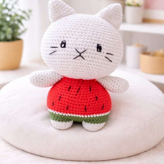 ⭐︎ お買得セット⭐︎あみぐるみ 編みぐるみ ねこ ラトル 出産祝い