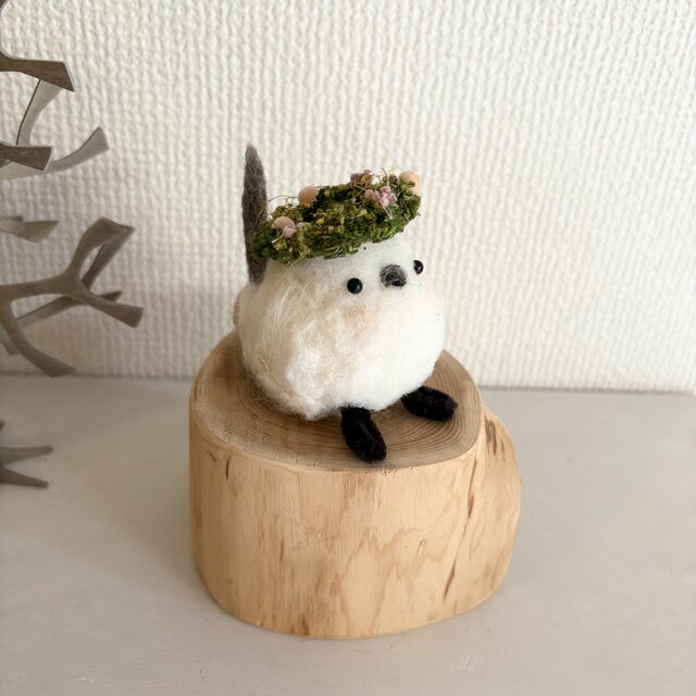 シマエナガちゃん 花かんむり アロマ 母の日ギフト | iichi 日々の