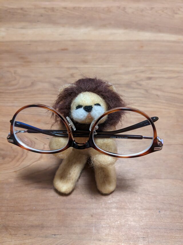 【受注制作】オーダー　メガネスタンド　メガネ置き　羊毛フェルト