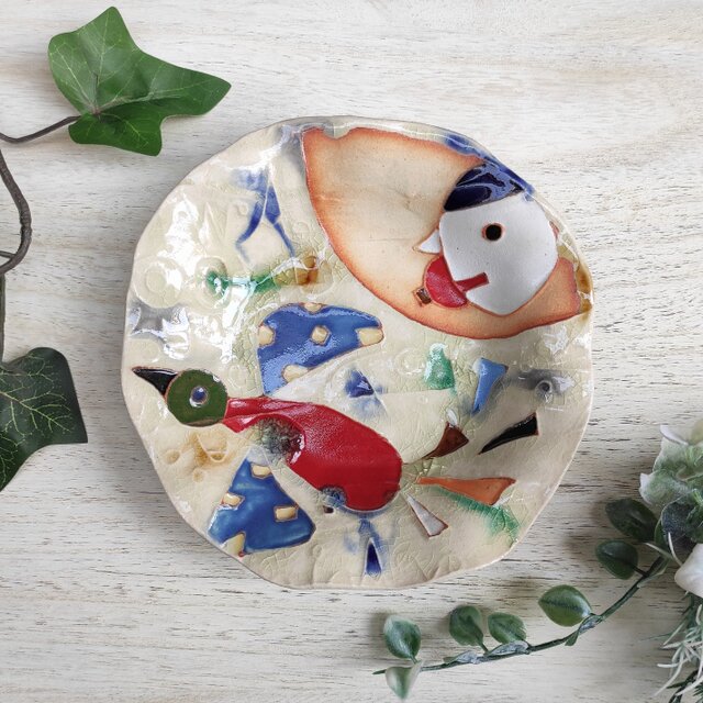 【彩釉】明るく、楽しく、美味しく！取り皿13 TIDORI 2023 小皿