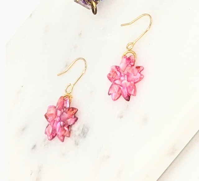 アンデルヨン　桜イヤリング 桜の耳飾り | アンデルヨン