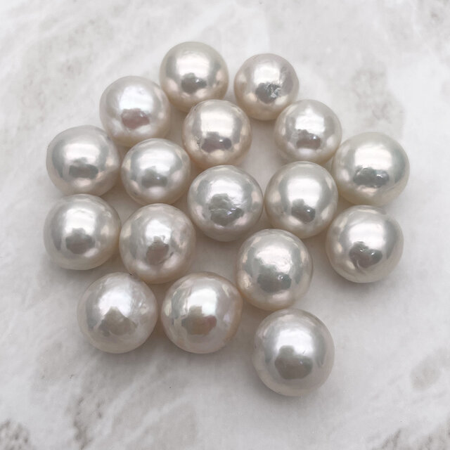 高品質 大珠本真珠の一粒スルーネックレス k14fg 10mm バロックパール