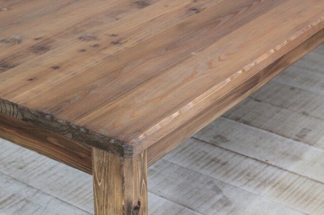 アンティーク風ローテーブル140 カフェテーブル リビングテーブル