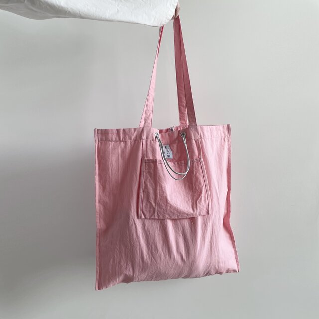 DAILY 2wayトートバッグ / コットン / ピンク | iichi 日々の暮らしを
