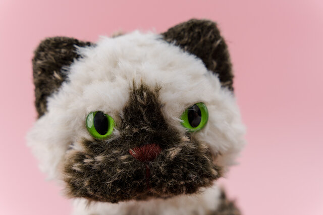 シャム猫さん（with friend）のあみぐるみ 受注製作品【NEW】シャム猫さんあみぐるみ - Mignon Minette