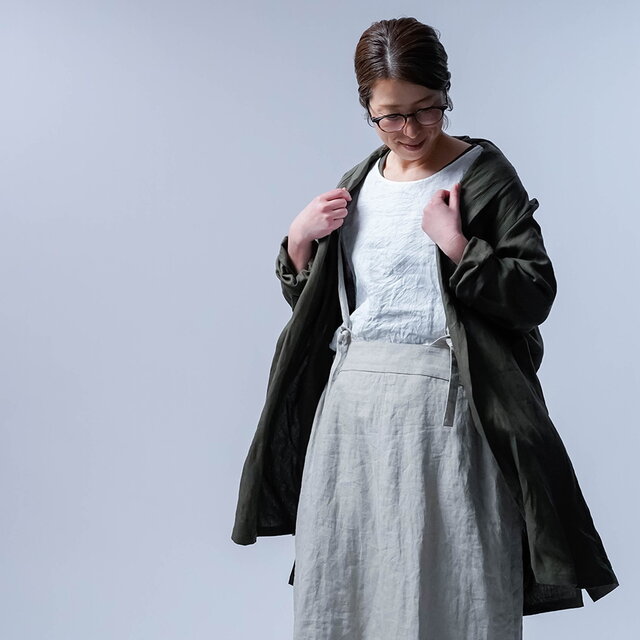 wafu】リネンローブ もう手放せません 軽く肌が心地いい 美