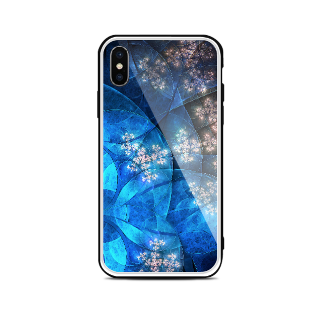 丙夜 - 和風 強化ガラスiPhoneケース【iPhone16/16Pro/16ProMax