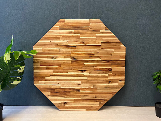 送料無料】 ローテーブル 8角R 90cm アカシア 折りたたみ脚 | iichi