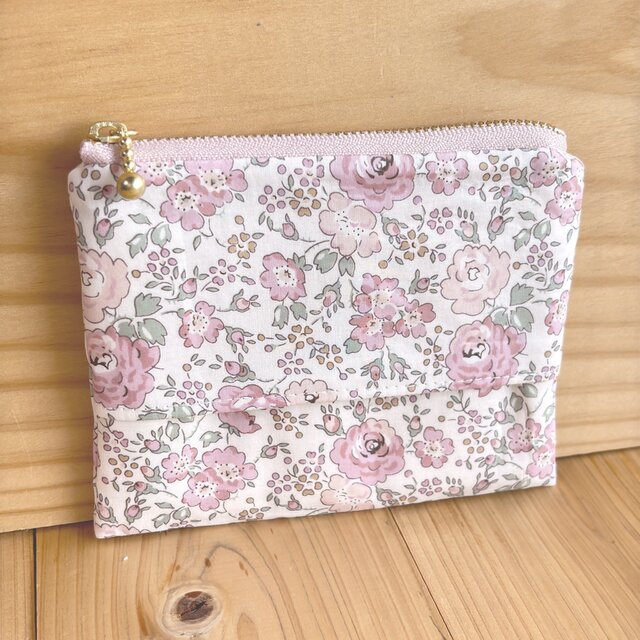 リバティ　ティッシュポーチ　＜Felicite＞(フェリシテ)ニュアンスピンク