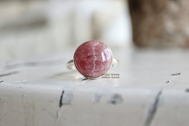 [インカの薔薇rhodochrosite]ringの画像1枚目
