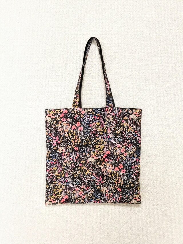 日用品店（布）リバティ／ 撥水加工（ﾅｲﾛﾝﾀﾌﾀ） トートバッグ 『ﾌｪﾙﾀﾞ』／  34,5cm×34,5cm