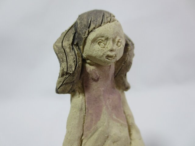 しずく型のおんなのこ -ピンクーの画像1枚目