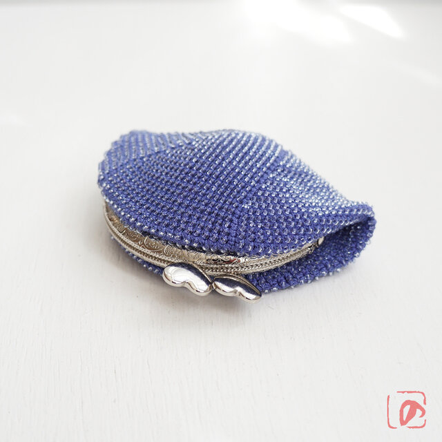 ばあば作♡シードビーズのがま口（Provença・1852）