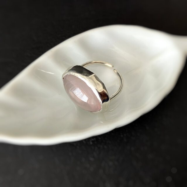 [春彩桜ローズクォーツ] ring
