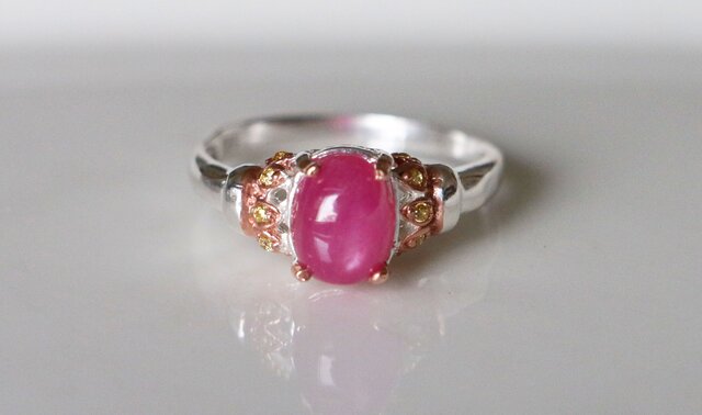 アートデザイン＊天然ルビー 指輪＊19号 SV | iichi 日々の