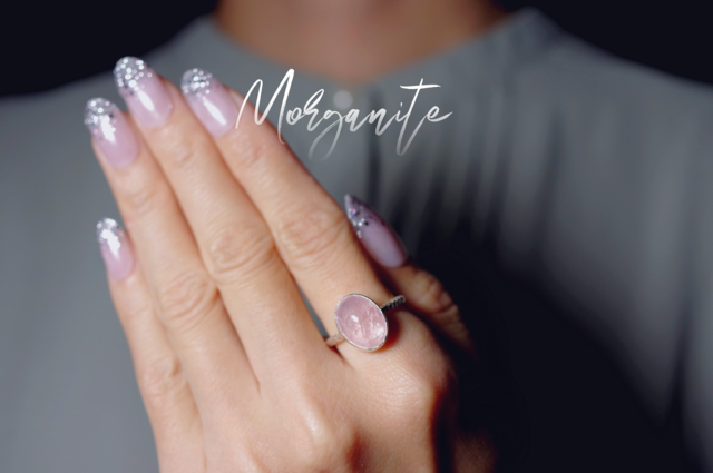 New Arrival☆新『Morganite』☆世界でひとつの天然石リング