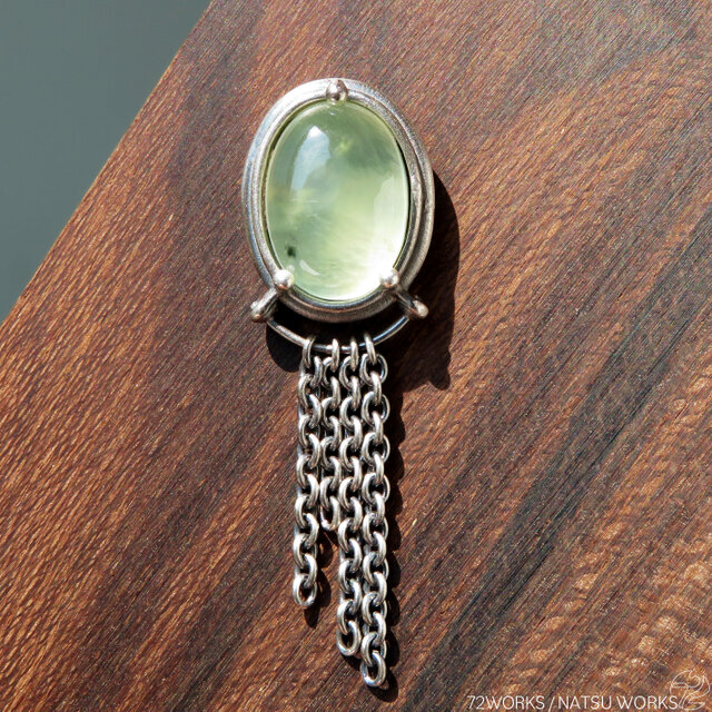 プレナイト ブローチ / Prehnite Brooch
