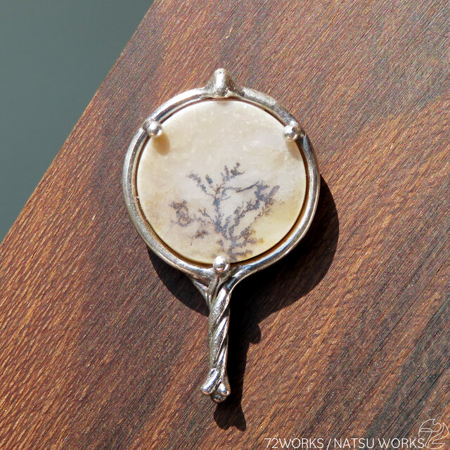 デンドリティック アゲート ブローチ / Dendritic Agate Brooch