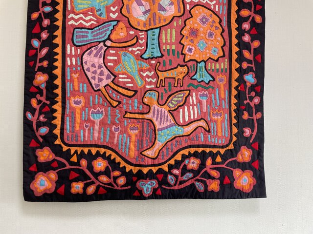 Panama パナマ モラ刺繍 飾り布 ヴィンテージ - メルカリ
