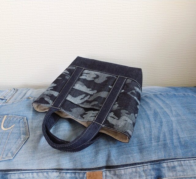 専用 デニムバッグ esj-b006 日本製 デニム・ミニ トートバッグ made in Japan