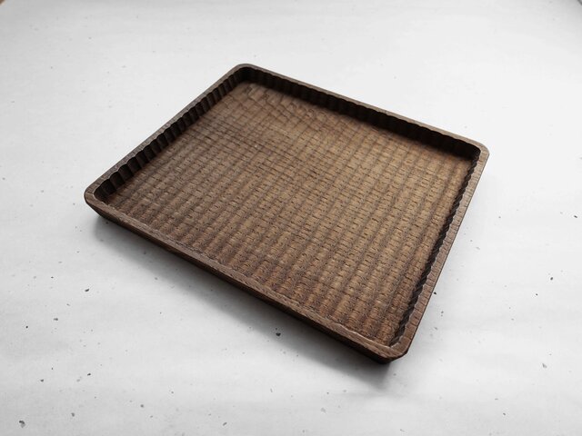 我谷盆 栗 23×20×2cm ブラウン | iichi 日々の暮らしを心地よくする