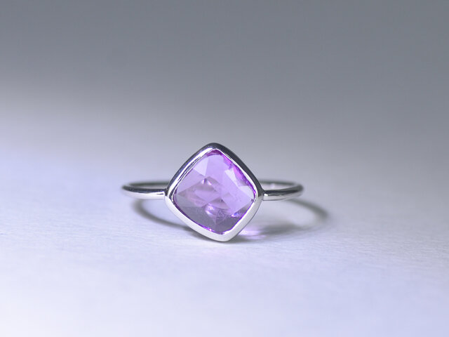 PinkSapphire_1.24ct pt950 Ring 【Ramo petalo/ラモペタロ】 | iichi