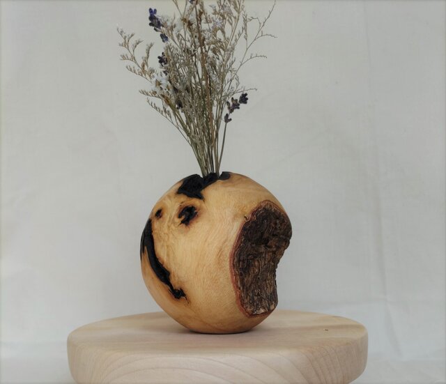 ドライフラワーのための花器 〜柿〜 | iichi 日々の暮らしを心地よく