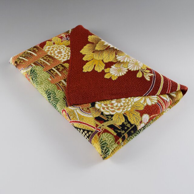 75cm 風呂敷 正絹 友禅染 蒔絵桧扇 【送料無料】 | iichi 日々の暮らし