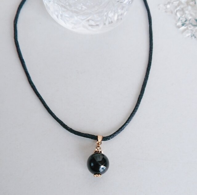 天然石 オニキスのチョーカー ネックレス・ペンダント | iichi