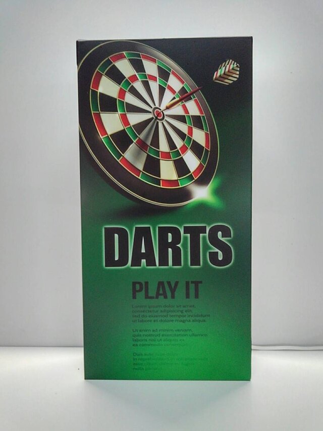 Lサイズ】ダーツ BAR ゲーム DARTS プレイヤー サイン ランプ 看板